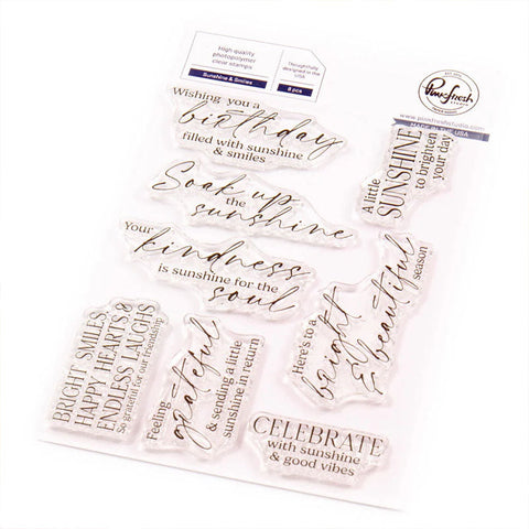 Pinkfresh Studio Clear Stamp Sunshine & Smiles