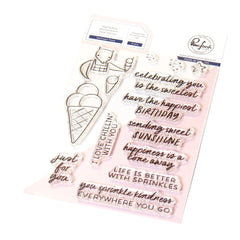 Pinkfresh Studio Clear Stamps Ice Cream Truck