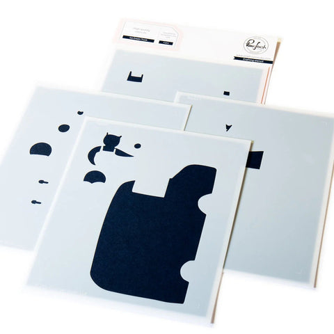 Pinkfresh Studio Stencil Ice Cream Truck