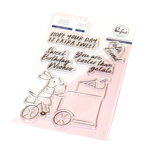 Pinkfresh Studio Clear Stamps Gelato on the Go