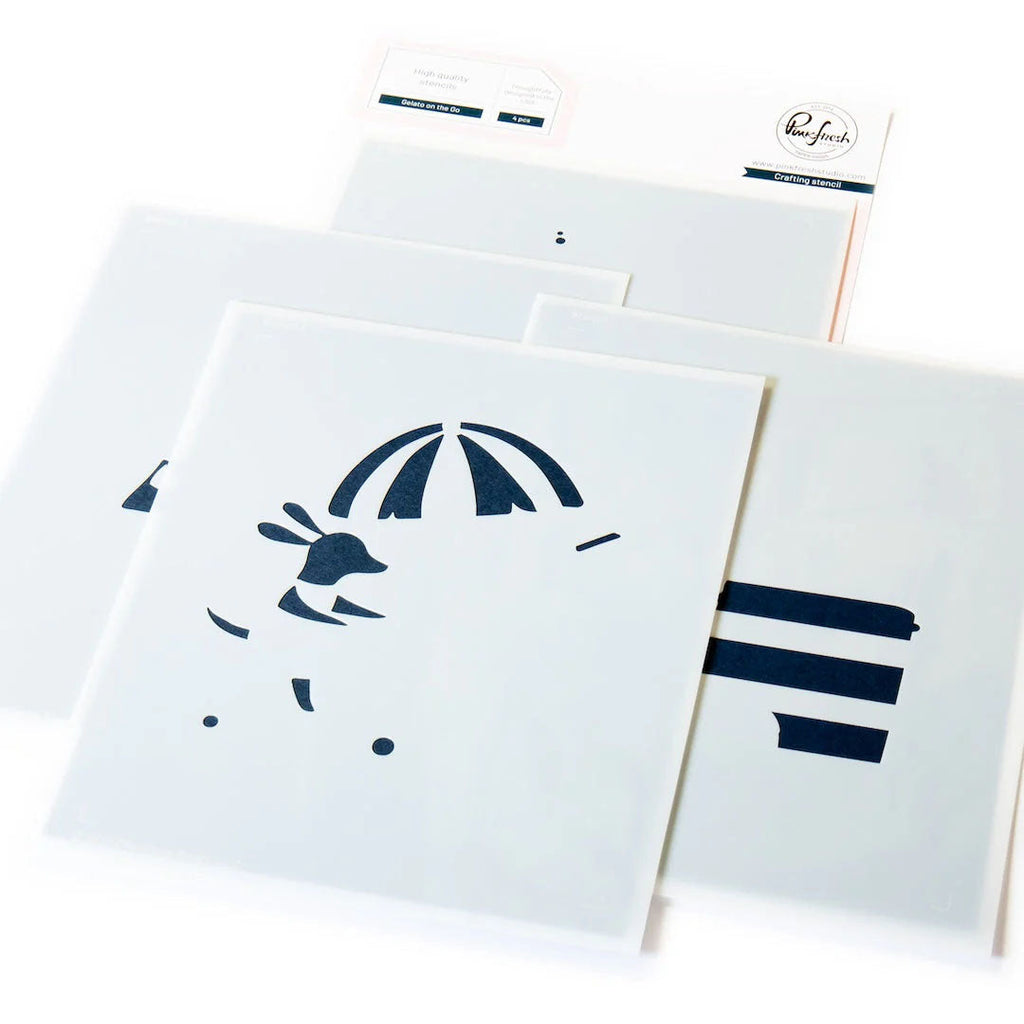 Pinkfresh Studio Stencil Gelato on the Go