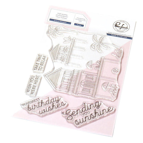 Pinkfresh Studio Clear Stamps Coastal Paradise