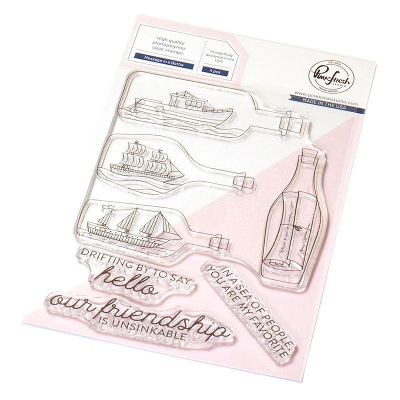 Pinkfresh Studio Clear Stamps Message in a Bottle