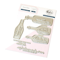 Pinkfresh Studio Press Plates Message in a Bottle