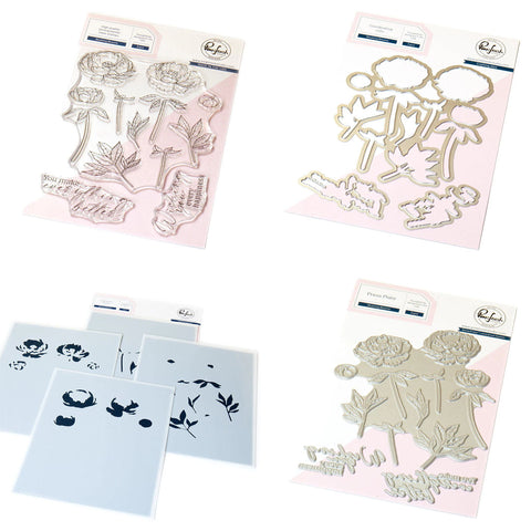 Pinkfresh Studio 4pc Blushing Blooms