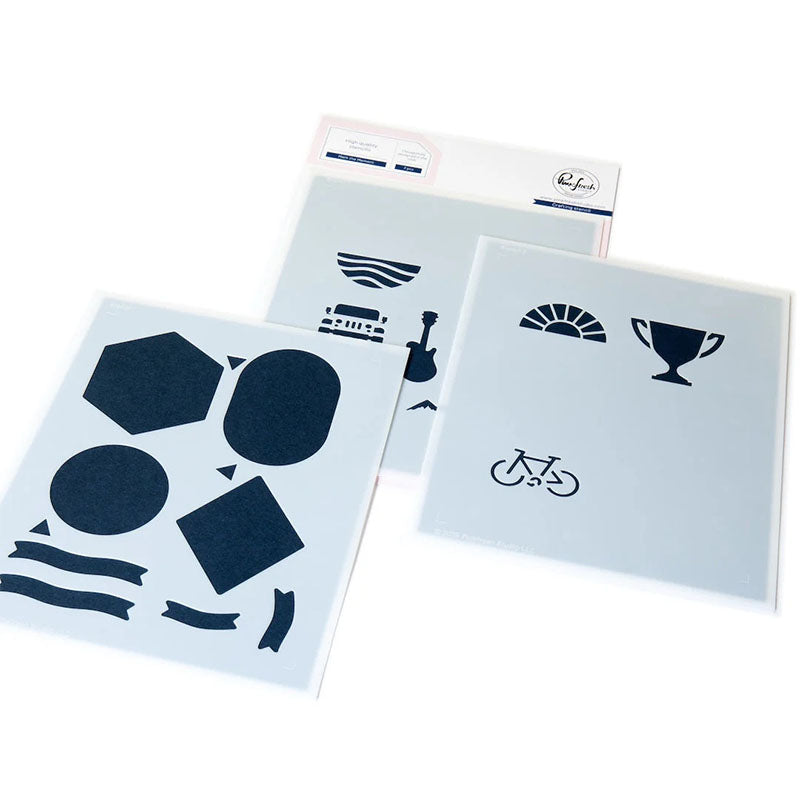 Pinkfresh Studio Stencil Mark the Moment