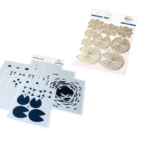 Pinkfresh Studio 2pc Tranquil Water Lilies