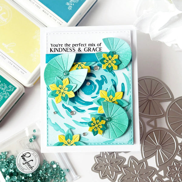 Pinkfresh Studio Dies Tranquil Water Lilies