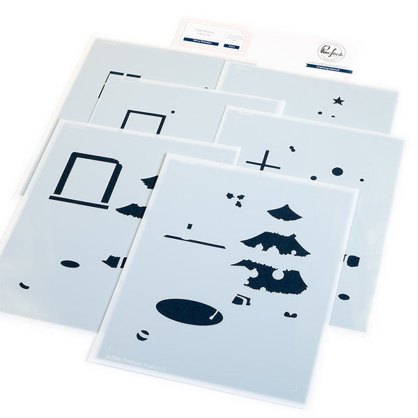 Pinkfresh Studio Stencil Merry Melodies