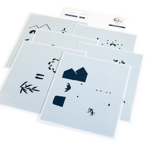 Pinkfresh Studio Stencil Magic of the Season