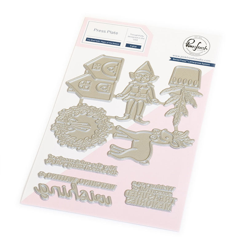 Pinkfresh Studio Press Plates Magic of the Season
