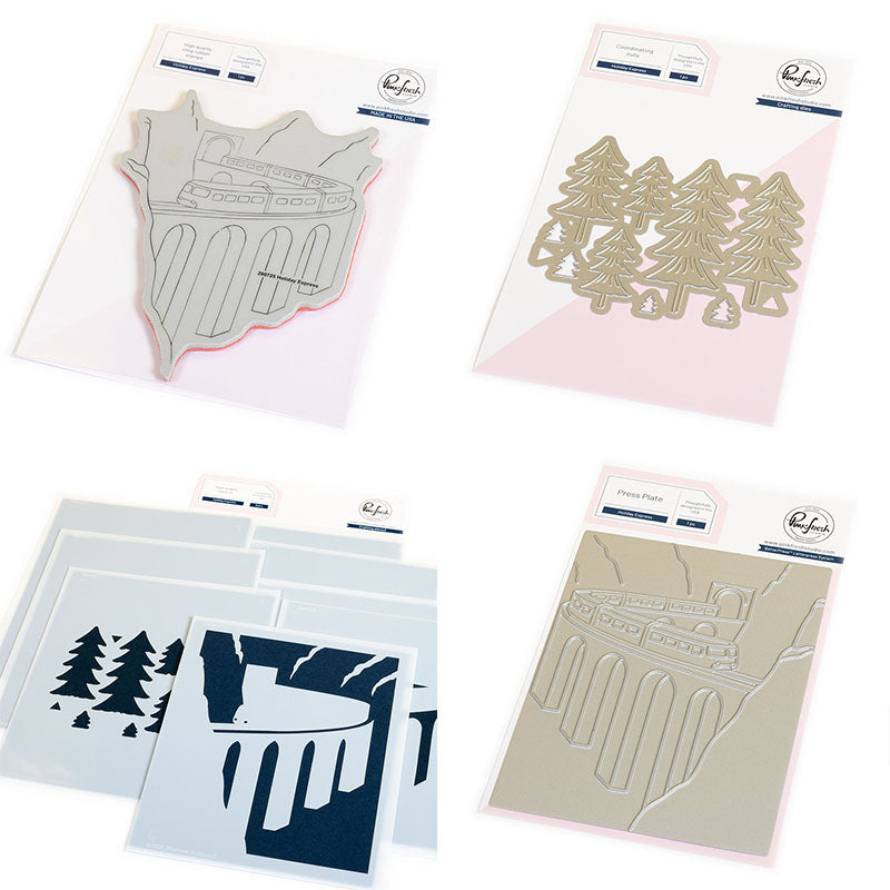 Pinkfresh Studio 4pc Holiday Express