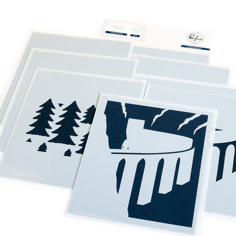 Pinkfresh Studio Stencil Holiday Express