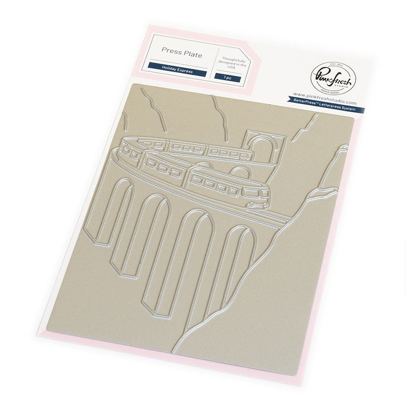 Pinkfresh Studio Press Plates Holiday Express