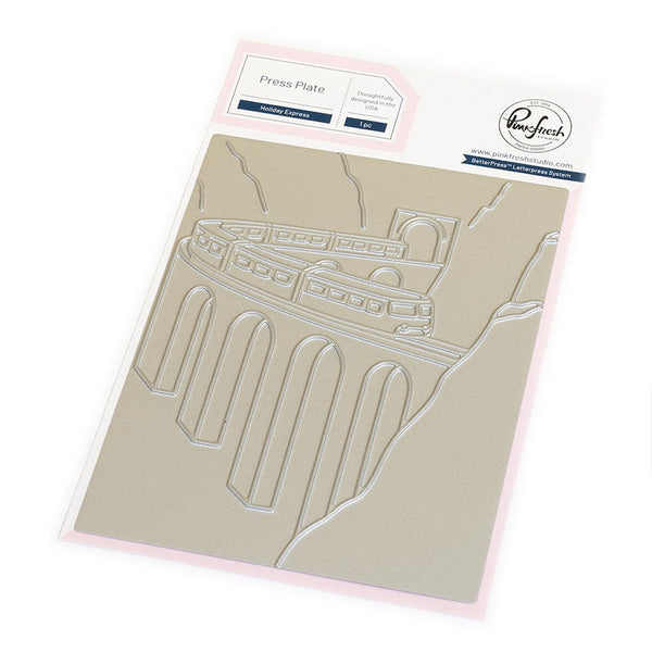 Pinkfresh Studio Press Plates Holiday Express