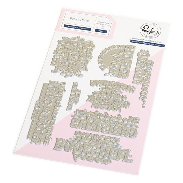 Pinkfresh Studio Press Plates Once Upon A Holiday
