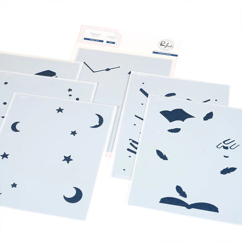 Pinkfresh Studio Stencil Twilight Tales