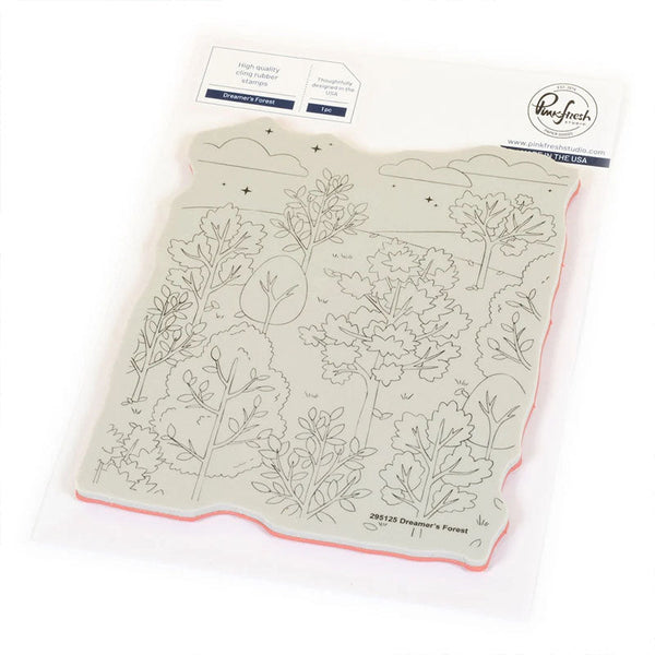 Pinkfresh Studio Cling Stamp Dreamer's Forest