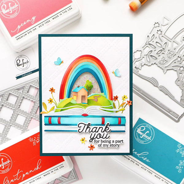 Pinkfresh Studio Stencil Nature's Narrative