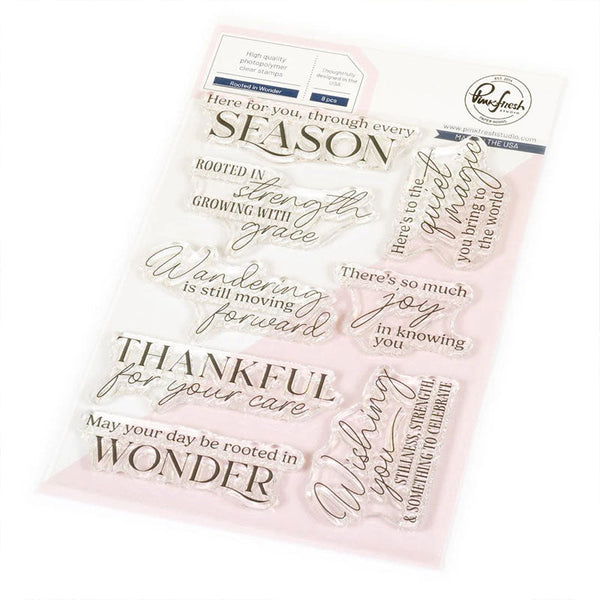 Pinkfresh Studio Clear Stamps Rooted in Wonder