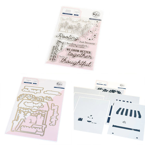 Pinkfresh Studio 3pc Flower Market