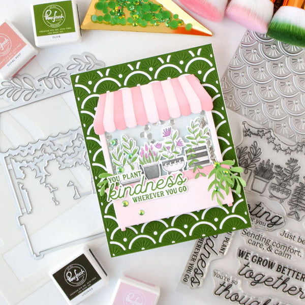Pinkfresh Studio Clear Stamps Flower Market