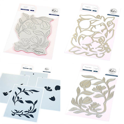 Pinkfresh Studio 4pc Moonlit Blooms