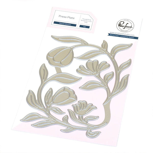 Pinkfresh Studio Press Plates Moonlit Blooms