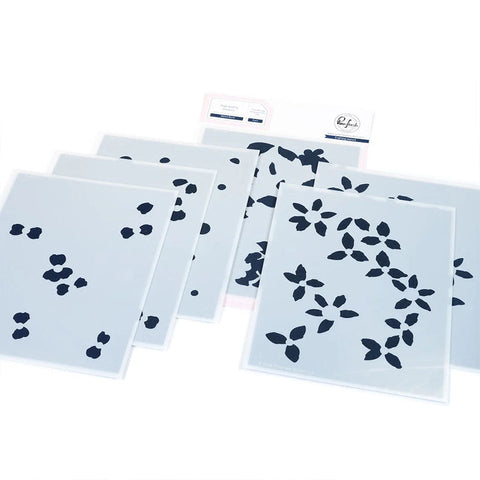 Pinkfresh Studio Stencil Bloom Burst