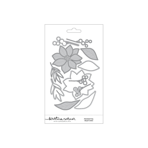 Concord & 9th Dies Poinsettia Inlay