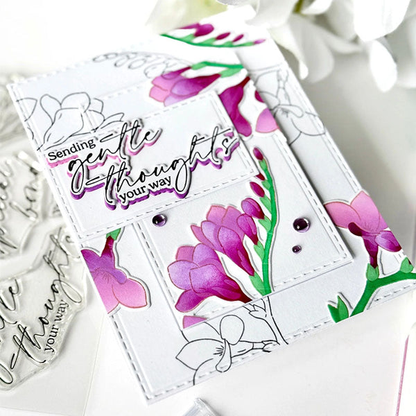 Pinkfresh Studio 4pc Freesia Flourish