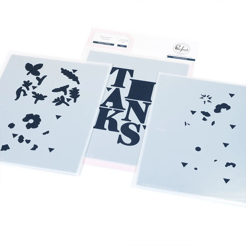 Pinkfresh Studio Stencil Bloom of Thanks