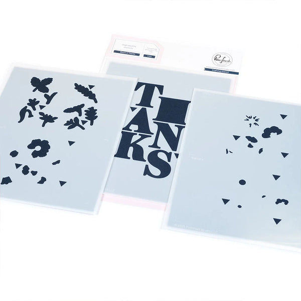 Pinkfresh Studio Stencil Bloom of Thanks