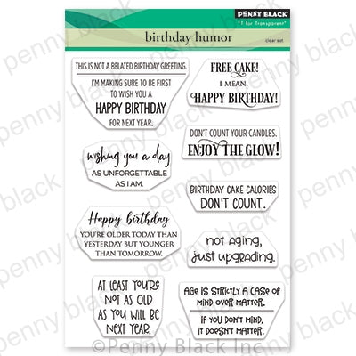 Penny Black Clear Stamps Birthday Humor