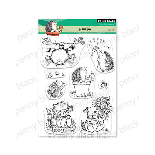 Penny Black Clear Stamps Plant Joy