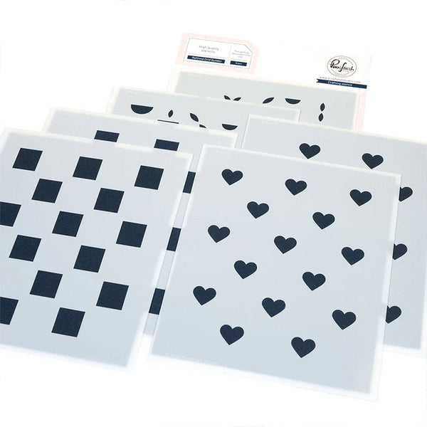 Pinkfresh Studio Stencil Refined Grid