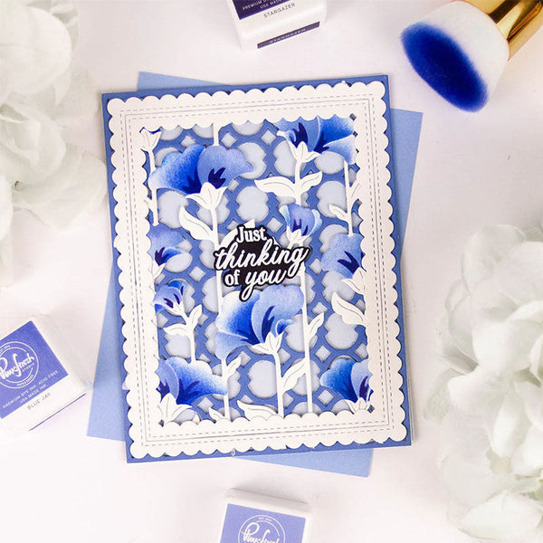 Pinkfresh Studio Stencil Rising Wildflowers