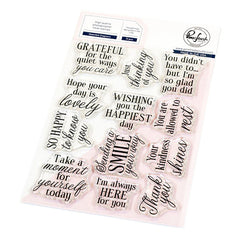 Pinkfresh Studio Clear Stamps Heartfelt Chapters