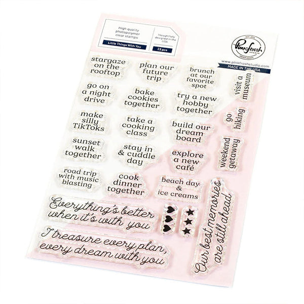 Pinkfresh Studio Clear Stamps Little Things With You