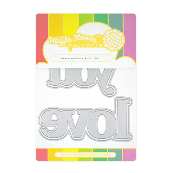 Waffle Flower Dies Oversized Love