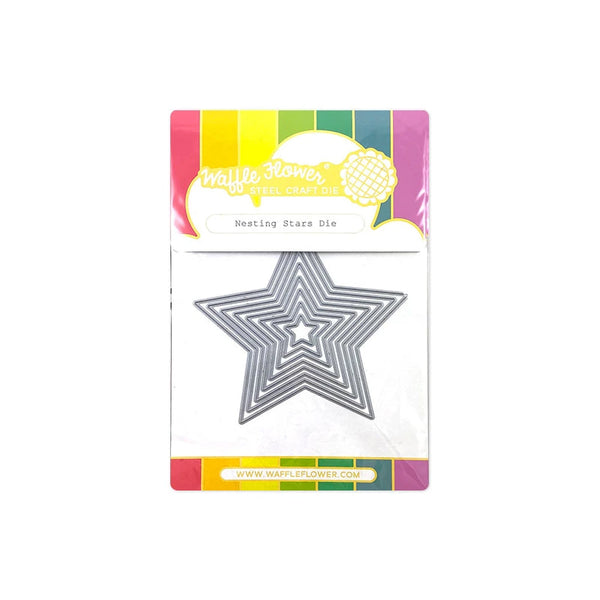 Waffle Flower Dies STAX Nesting Stars