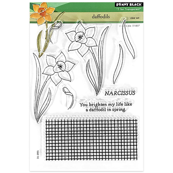 Penny Black Clear Stamps Daffodils