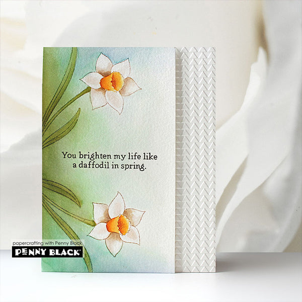 Penny Black Clear Stamps Daffodils