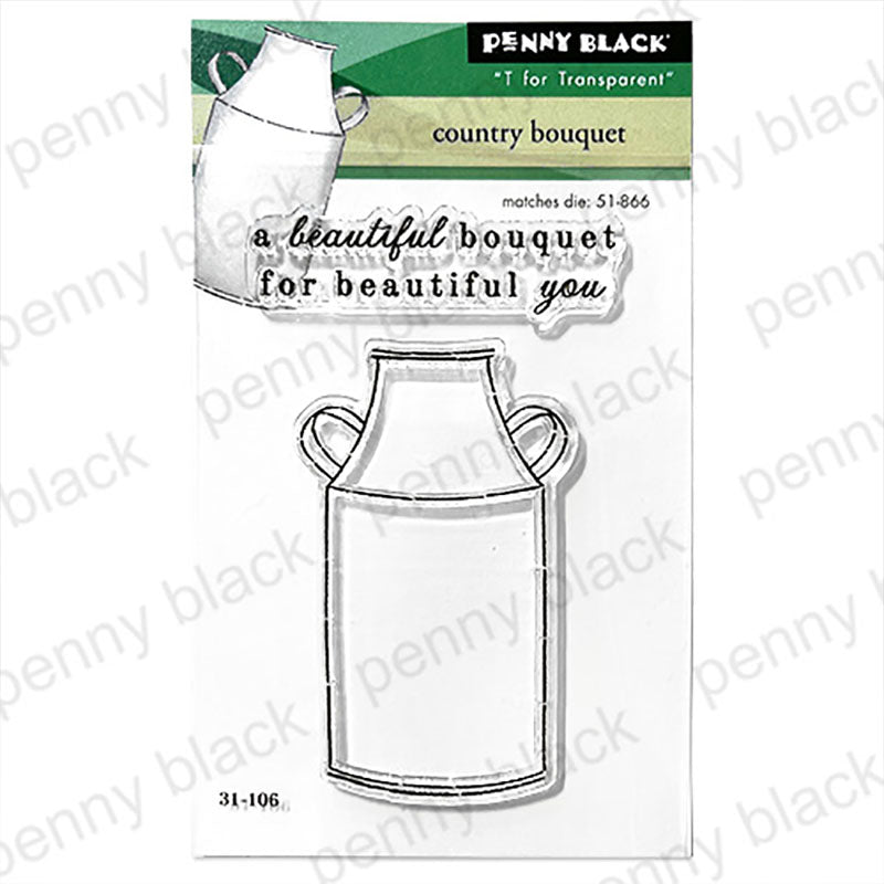 Penny Black Clear Stamps Country Bouquet