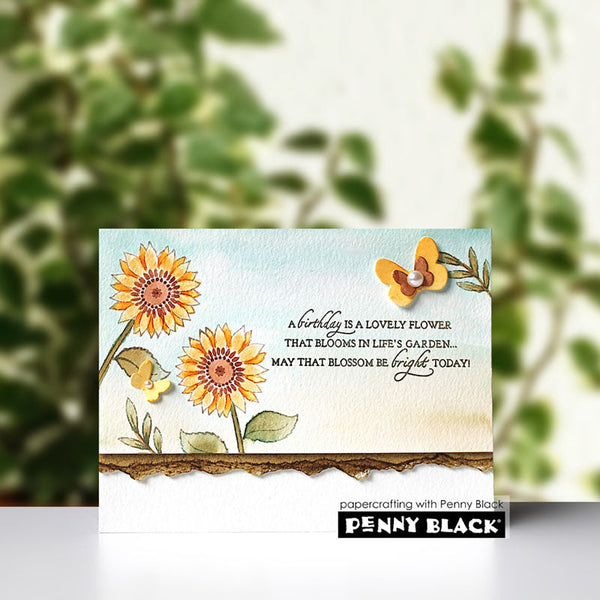 Penny Black 2pc Sunflowers