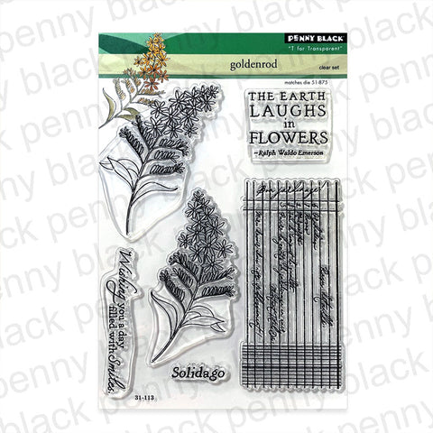 Penny Black Clear Stamps Golden Rod