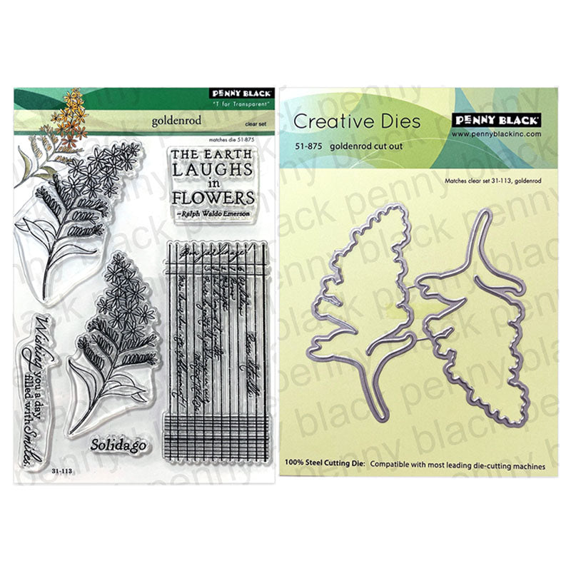 Penny Black 2pc Golden Rod