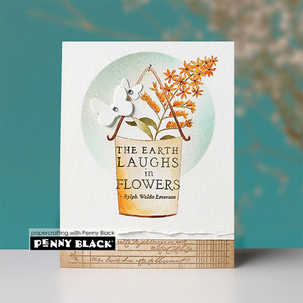 Penny Black Clear Stamps Delighted Cut Out