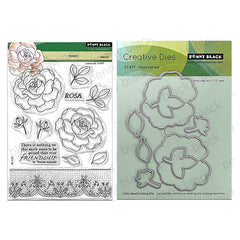 Penny Black 2pc Roses