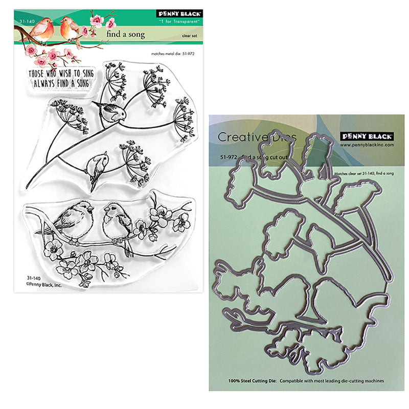 Penny Black 2pc Find A Song